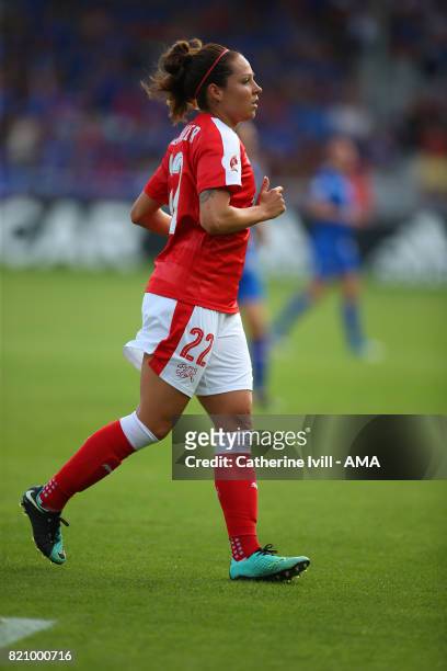 Vanessa Bernauer of Switzerland Women during the UEFA Women's Euro 2017 match between Iceland and Switzerland at Stadion De Vijverberg on July 22,...