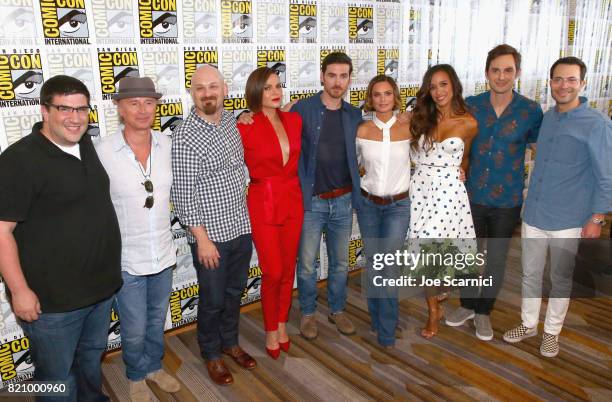 Executive producer Adam Horowitz, actors Robert Carlyle, executive producer David H. Goodman, actors Lana Parrilla, Colin O'Donoghue, Gabrielle...