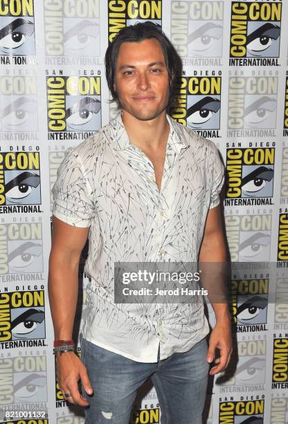 Actor Blair Redford at "The Gifted" Press Line during Comic-Con International 2017 at Hilton Bayfront on July 22, 2017 in San Diego, California.