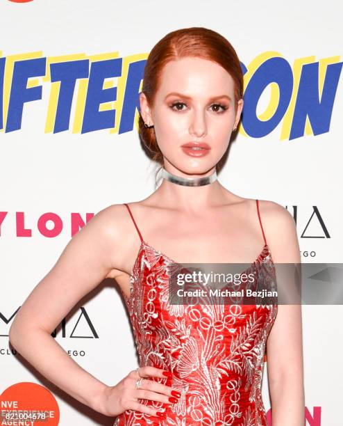 Madelaine Petsch attends NYLON And NVE | The Experience Agency Present After-Con At OMNIA San Diego at Omnia Nightclub on July 22, 2017 in San Diego,...