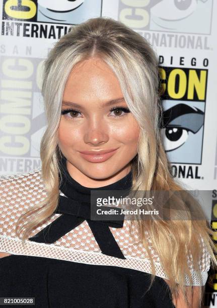 Actor Natalie Alyn Lind at "The Gifted" Press Line during Comic-Con International 2017 at Hilton Bayfront on July 22, 2017 in San Diego, California.