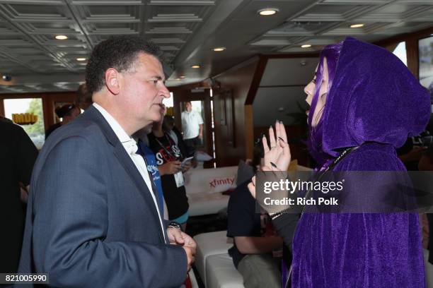 Writer Steven Moffat on the #IMDboat at San Diego Comic-Con 2017 at The IMDb Yacht on July 22, 2017 in San Diego, California.