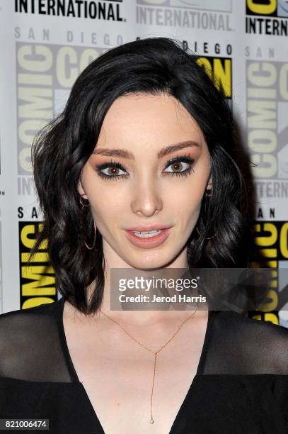 Actor Emma Dumont at "The Gifted" Press Line during Comic-Con International 2017 at Hilton Bayfront on July 22, 2017 in San Diego, California.