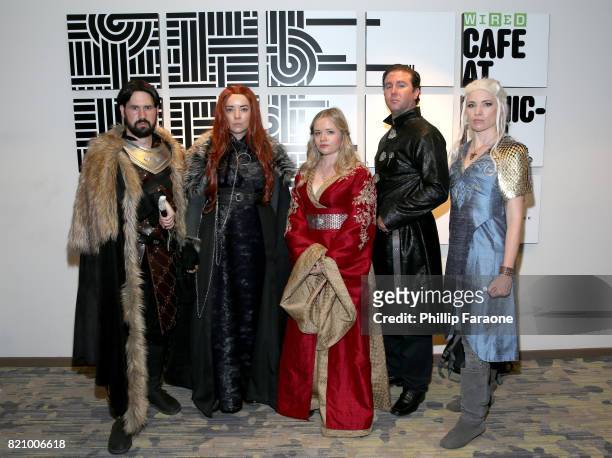 Guests at 2017 WIRED Cafe at Comic Con, presented by AT&T Audience Network on July 22, 2017 in San Diego, California.