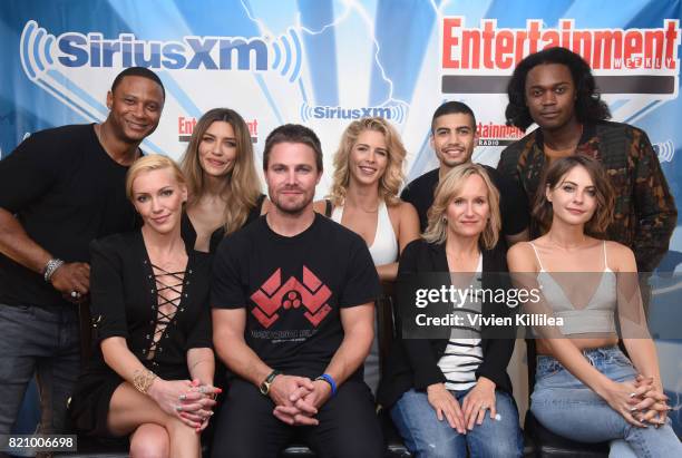 David Ramsey, Katie Cassidy, Juliana Harkavy, Stephen Amell, Emily Bett Rickards, Rick Gonzalez, Wendy Mericle, Echo Kellum and Willa Holland attend...