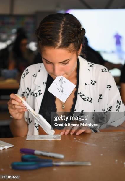 Festivalgoers at House of Vans during day 2 of FYF Fest 2017 at Exposition Park on July 22, 2017 in Los Angeles, California.