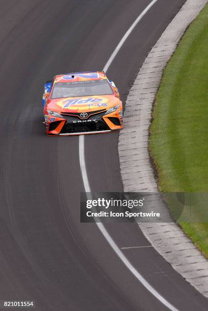 Matt Kenseth Joe Gibbs Racing Toyota Camry drives through turn one during practice for the NASCAR Monster Energy Cup Series Brantley Gilbert Big...