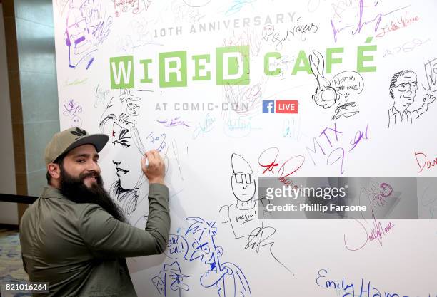 Director Jordan Vogt-Roberts at 2017 WIRED Cafe at Comic Con, presented by AT&T Audience Network on July 22, 2017 in San Diego, California.