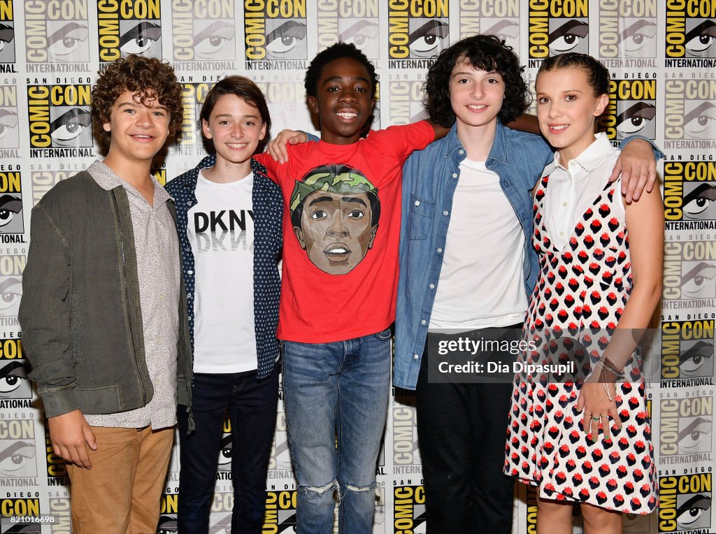 Comic-Con International 2017 - Netflix's "Stranger Things" Press line