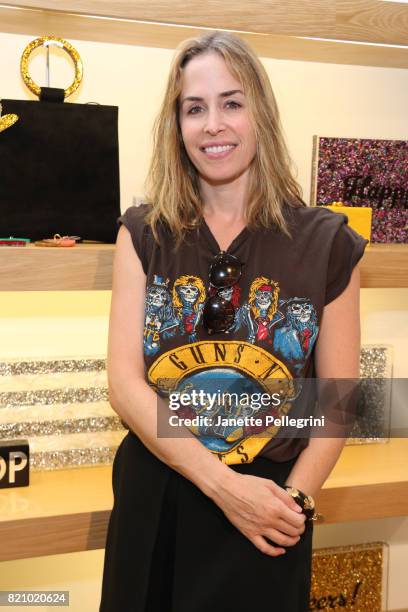 Designer Brett Heyman attends an Edie Parker Pop-Up at Intermix hosted by Editor-in-Chief, Samantha Yanks and Designer Brett Heyman on July 22, 2017...