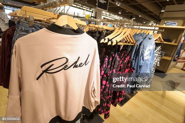 Rebel Wilson X Angels signature Bomber Jacket at Nordstrom Downtown Seattle on July 22, 2017 in Seattle, Washington. Rebel Wilson introduced her new...