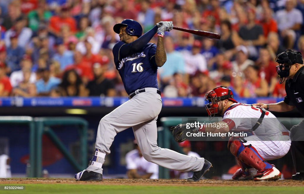 Milwaukee Brewers v Philadelphia Phillies