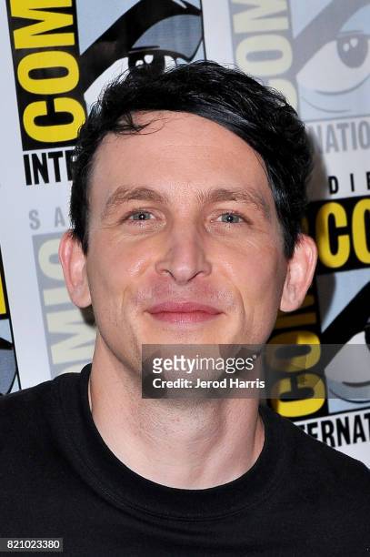 Actor Robin Lord Taylor at the "Gotham" Press Line during Comic-Con International 2017 at Hilton Bayfront on July 22, 2017 in San Diego, California.