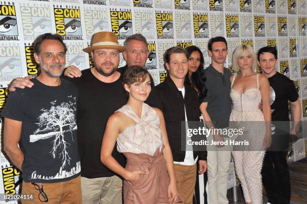 Actors Alexander Siddig, Drew Powell, Sean Pertwee, Camren Bicondova, Ben McKenzie, Jessica Lucas, Cory Michael Smith, Erin Richards and Robin Lord...