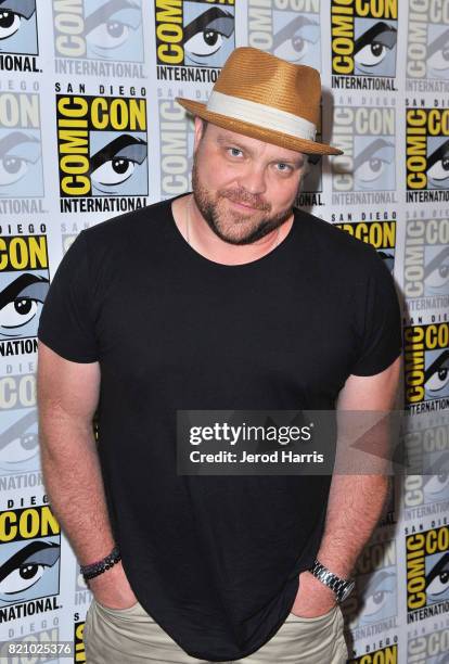 Actor Drew Powell at the "Gotham" Press Line during Comic-Con International 2017 at Hilton Bayfront on July 22, 2017 in San Diego, California.