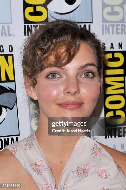 Actor Camren Bicondova at the "Gotham" Press Line during Comic-Con International 2017 at Hilton Bayfront on July 22, 2017 in San Diego, California.