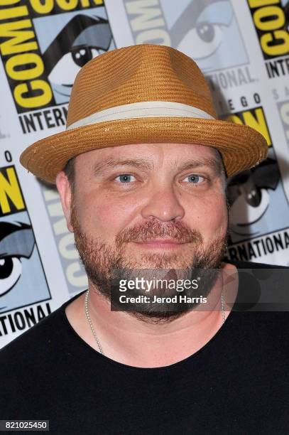 Actor Drew Powell at the "Gotham" Press Line during Comic-Con International 2017 at Hilton Bayfront on July 22, 2017 in San Diego, California.