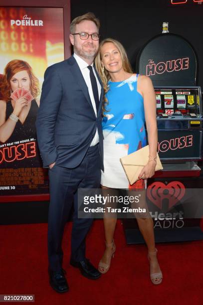 Brendan O'Brien and Amanda O'Brien attend the premiere of Warner Bros. Pictures' "The House" at TCL Chinese Theatre on June 26, 2017 in Hollywood,...