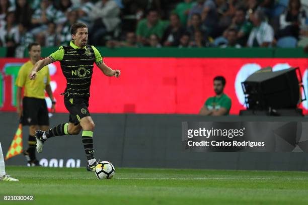 Sporting CP midfielder Adrien Silva from Portugal during the Friendly match between Sporting CP and AS Monaco at Estadio Jose Alvalade on July 22,...