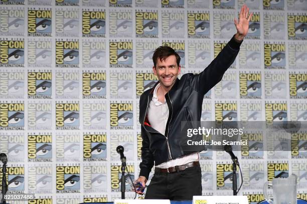 David Tennant arrives to the "Call of Duty: WWII Nazi Zombies" Panel at San Diego Convention Center on July 20, 2017 in San Diego, California.