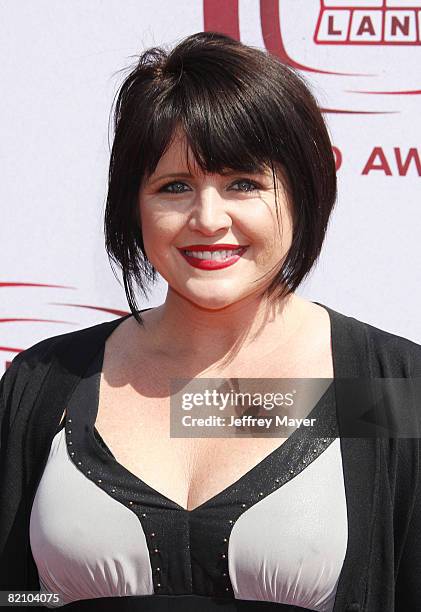 Tina Yothers arrives to The 6th Annual "TV Land Awards" on June 8, 2008 at the Barker Hanger in Santa Monica, California.