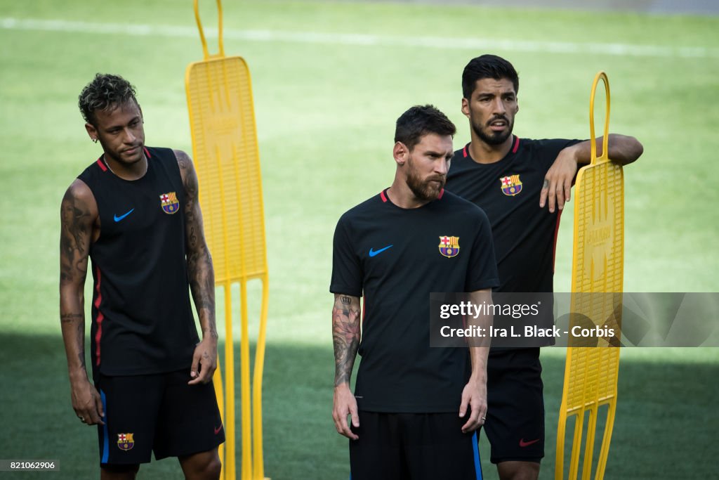 International Champions Cup FC Barcelona Training Session