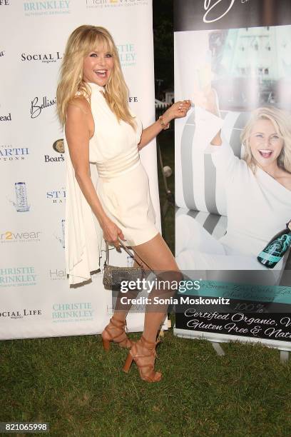 Christie Brinkley attends the 6th Annual St. Barth Hamptons Gala at the Bridgehampton Historical Museum on July 22, 2017 in Bridgehampton, New York.