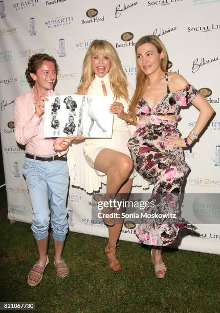 Christie Brinkley and Devorah Rose attend the 6th Annual St. Barth Hamptons Gala at the Bridgehampton Historical Museum on July 22, 2017 in...