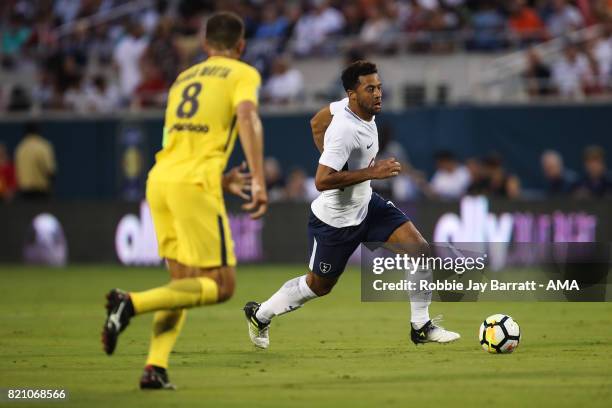 Mousa Dembele of Tottenham Hotspur during the International Champions Cup match between Paris Saint-Germain and Tottenham Hotspur on July 22, 2017 in...