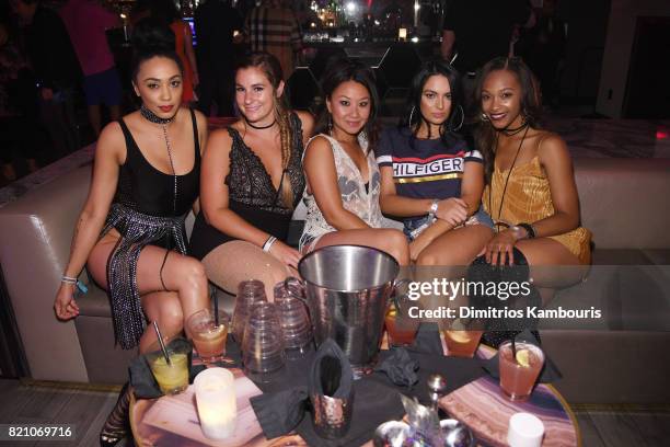 Guests attend the SWIMMIAMI Minimale Animale 2018 Collection fashion show at Ora Nightclub on July 22, 2017 in Miami Beach, Florida.