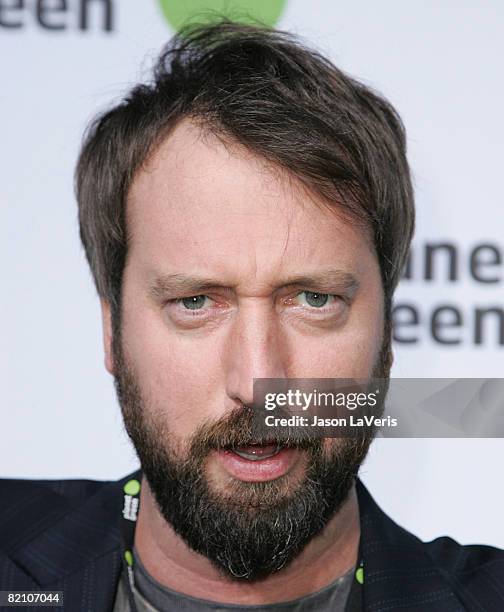 Actor Tom Green attends the Planet Green launch party at the Greek Theater on May 28, 2008 in Los Angeles, California.