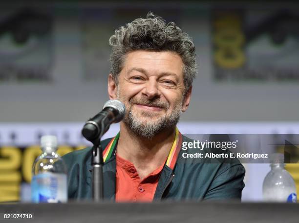 Actor Andy Serkis from Marvel Studios Black Panther' at the San Diego Comic-Con International 2017 Marvel Studios Panel in Hall H on July 22, 2017...
