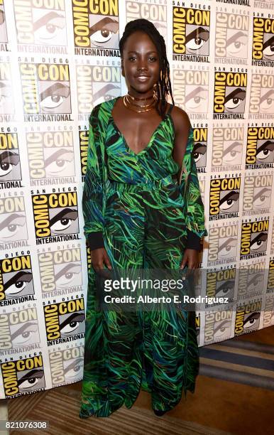 Actor Lupita Nyong'o from Marvel Studios Black Panther' at the San Diego Comic-Con International 2017 Marvel Studios Panel in Hall H on July 22,...