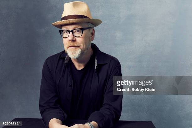 Adam Savage of 'Mythbusters' poses for a portrait during Comic-Con 2017 at Hard Rock Hotel San Diego on July 20, 2017 in San Diego, California.