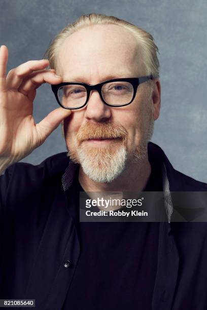 Adam Savage of 'Mythbusters' poses for a portrait during Comic-Con 2017 at Hard Rock Hotel San Diego on July 20, 2017 in San Diego, California.