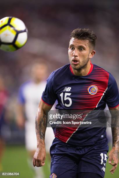 Costa Rica defender Francisco Calvo during the CONCACAF Gold Cup Semifnal game between USA and Costa Rica on July 22nd, 2017 at AT&T Stadium in...