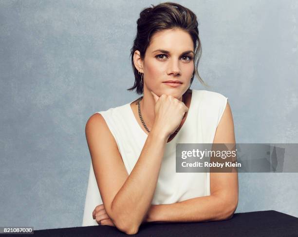 Actor Missy Peregrym from Syfy's 'Van Helsing' poses for a portrait during Comic-Con 2017 at Hard Rock Hotel San Diego on July 20, 2017 in San Diego,...