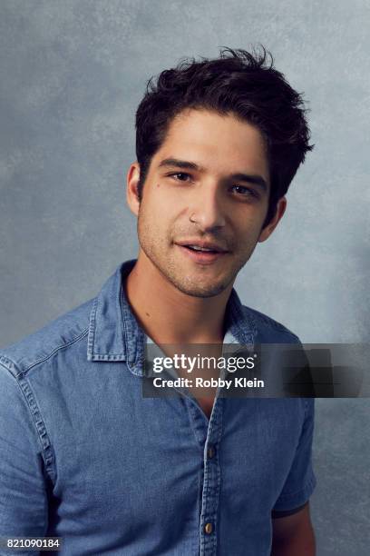 Actor Tyler Posey from MTV's 'Teen Wolf' poses for a portrait during Comic-Con 2017 at Hard Rock Hotel San Diego on July 20, 2017 in San Diego,...