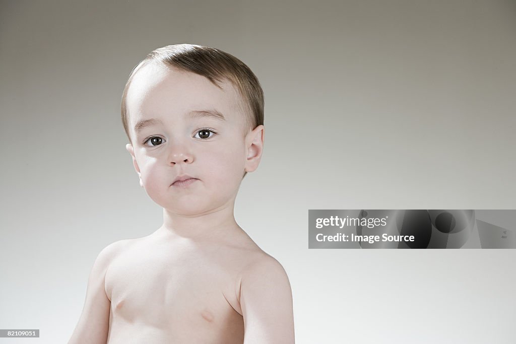 Portrait of a baby boy