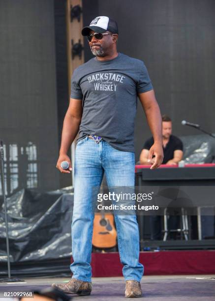 Darius Rucker perform during day 2 of Faster Horses Festival at Michigan International Speedway on July 22, 2017 in Brooklyn, Michigan.