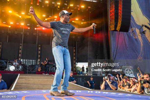 Darius Rucker perform during day 2 of Faster Horses Festival at Michigan International Speedway on July 22, 2017 in Brooklyn, Michigan.