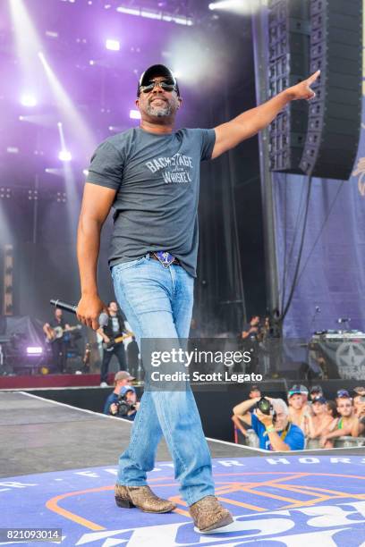 Darius Rucker perform during day 2 of Faster Horses Festival at Michigan International Speedway on July 22, 2017 in Brooklyn, Michigan.