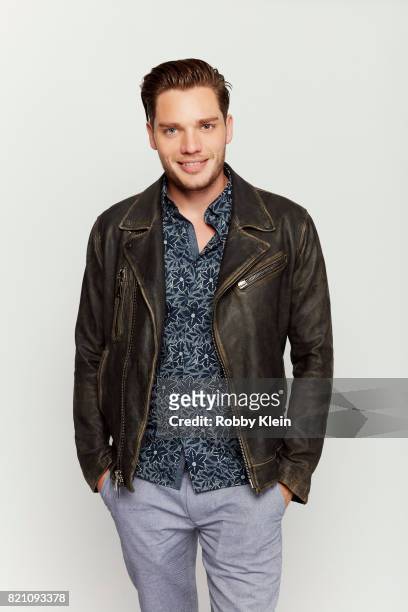 Actor Dominic Sherwood of Freeform's 'Shadowhunters' poses for a portrait during Comic-Con 2017 at Hard Rock Hotel San Diego on July 20, 2017 in San...