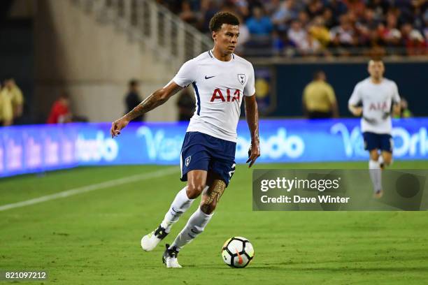 Dele Alli of Spurs during the International Champions Cup match between Paris Saint Germain and Tottenham Hotspur on July 22, 2017 in Orlando, United...