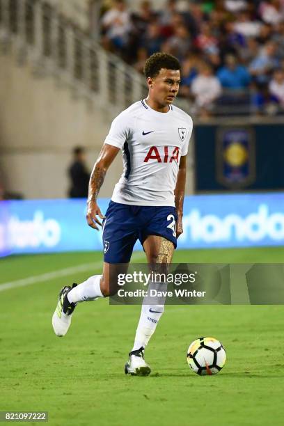 Dele Alli of Spurs during the International Champions Cup match between Paris Saint Germain and Tottenham Hotspur on July 22, 2017 in Orlando, United...