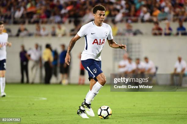 Dele Alli of Spurs during the International Champions Cup match between Paris Saint Germain and Tottenham Hotspur on July 22, 2017 in Orlando, United...