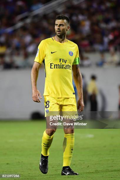 Thiago Motta of PSG during the International Champions Cup match between Paris Saint Germain and Tottenham Hotspur on July 22, 2017 in Orlando,...
