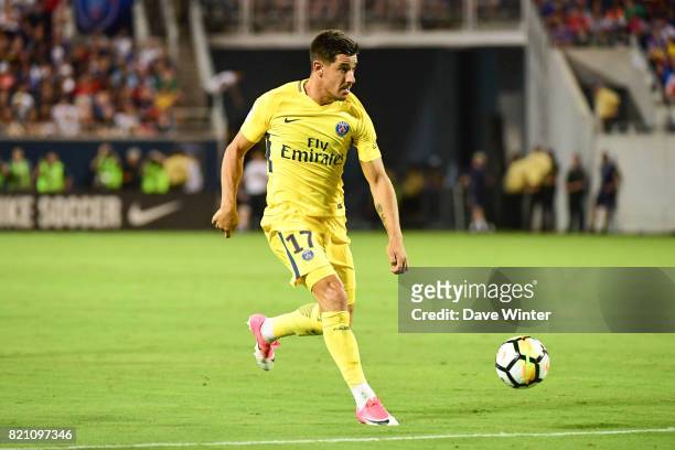 Yuri Bereiche of PSG during the International Champions Cup match between Paris Saint Germain and Tottenham Hotspur on July 22, 2017 in Orlando,...
