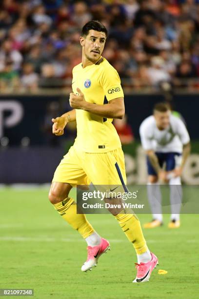 Yuri Bereiche of PSG during the International Champions Cup match between Paris Saint Germain and Tottenham Hotspur on July 22, 2017 in Orlando,...