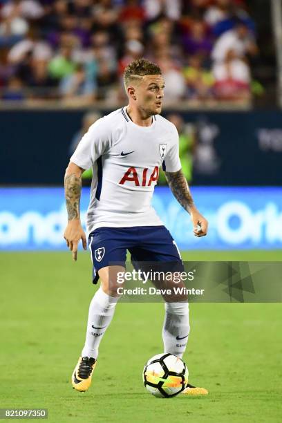 Kieran Trippier of Spurs during the International Champions Cup match between Paris Saint Germain and Tottenham Hotspur on July 22, 2017 in Orlando,...